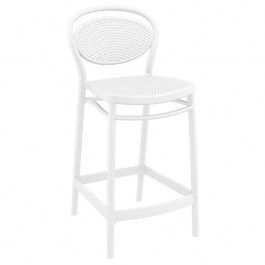Stool Marcel 20.0652 44Χ50Χ96cm White Siesta WHITE