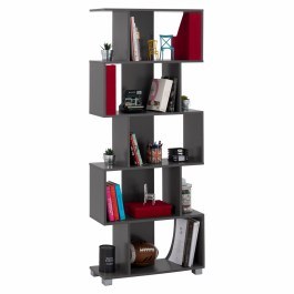 Βιβλιοθήκη HM2385.10 70x25x177cm Grey GREY