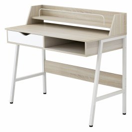 Desk HM2129.01 104Χ48Χ89cm Sonama-White SONOMA-WHITE