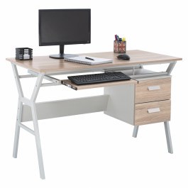 Γραφείο HM2130.01 120X60X76cm Sonama-White SONOMA-WHITE