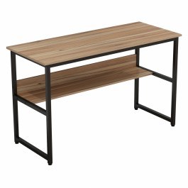 Desk HM2131.02 120X50X75cm Walnut Black WALLNUT