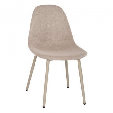 Καρέκλα Leonardo HM00100.07 (Σετ 4τμχ) 45Χ47Χ87cm Beige