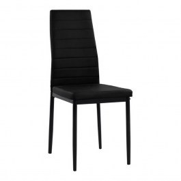 Καρέκλα Lady HM0037.12 (Σετ 4τμχ) 40x48x95cm Black BLACK