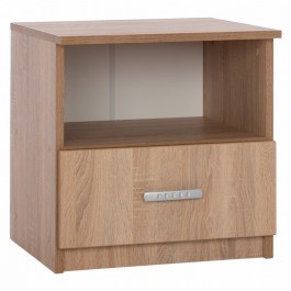 Κομοδίνο HM2431.01 Με Συρτάρι 45x40x48cm Sonama SONOMA
