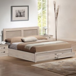 Bed Capri HM599.02 With Two Drawers For Mattress 140x200cm Sonama SONOMA