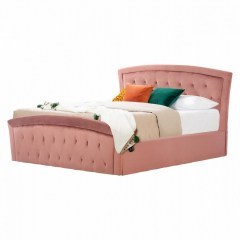 Bed Odelia HM581.02 185x212x113cm With Storage Apple For Mattress 160Χ200cm Apple