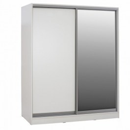 Closet Adler HM2437.03 With Mirror 180X60X210cm White WHITE