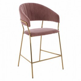 Stool Bar Theodore HM8734.02 60x55x100cm Apple - Gold APPLE