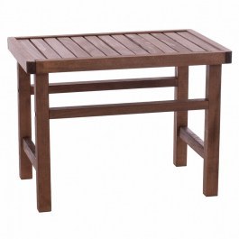 Stool-Table Koli HM11499 60Χ40X45cm Walnut WALLNUT