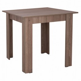Τραπέζι Κουζίνας Kelvin HM2427.05 80x80x77cm Sonama Oak Truffle TRUFFLE