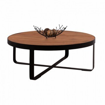 Coffee Table Atharva HM8461.11 Made of Solid Acacia Wood 100x36cm Natural