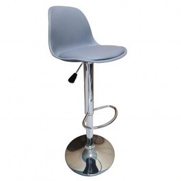 Σκαμπό Bar BAR92 43.2232 (Σετ 2τμχ) 37X33X58-90/78-110 Grey GREY