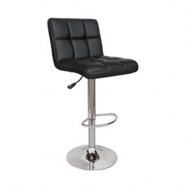 Σκαμπό Bar 40 43.2752.S (Σετ 2τμχ) 43x52x110cm Black BLACK