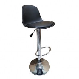 Σκαμπό Bar 92 43.2231.S (2τμχ) 37x33x110cm Black BLACK