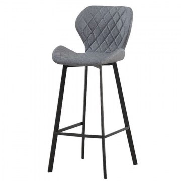 Stool Bar (Set 2pcs) Martin 46x48x105cm Grey