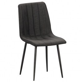 Καρέκλα Τραπεζαρίας Dora 11.1581.S (Σετ 4τμχ) 43Χ50Χ85cm Black BLACK