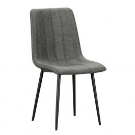 Καρέκλα Τραπεζαρίας Dora 11.1580.S (Σετ 4τμχ) 43Χ50Χ85cm Grey GREY