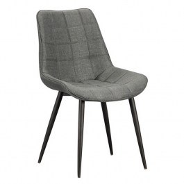 Dining Chair Denis 11.1586.S (Set 4pcs) 56Χ61Χ85cm Grey GREY