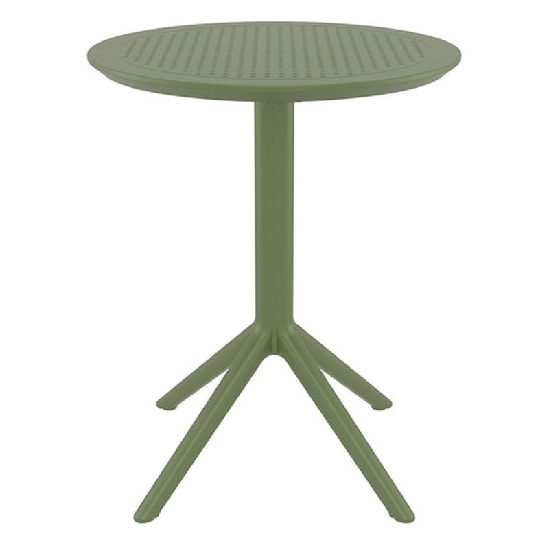 Τραπέζι Sky 20.0730 60X74cm Πτυσσόμενο Olive Green