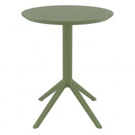 Τραπέζι Sky 20.0730 60X74cm Πτυσσόμενο Olive Green OLIVE