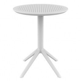 Τραπέζι Sky 20.0726 60X74cm Πτυσσόμενο White WHITE
