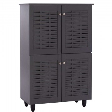Παπουτσοθήκη - Ντουλάπι Kabira HM2210.10 77x34x123cm Grey