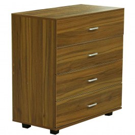 Chest of 4 Drawers HM8996.02 80x40x83cm Walnut WALLNUT