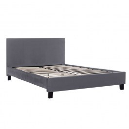 Κρεβάτι Becca HM553.11 160x210x98cm Για Στρώμα 150x200cm Grey GREY