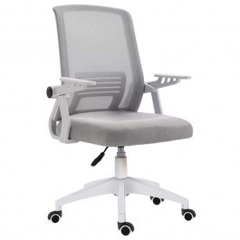 Office Armchair A1180W 01.0375 56x60x88/96cm Grey-White GREY