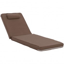 Μαξιλάρι Ξαπλώστρας Sifnos HM11237.04T 600gr/M2 2x1 194x70x11cm Moca MOCA