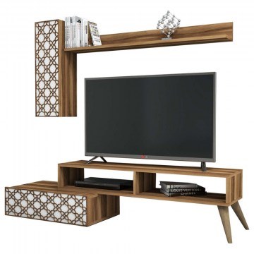 Television Composition HM9518.04 150x37,2x37,8cm Walnut-White