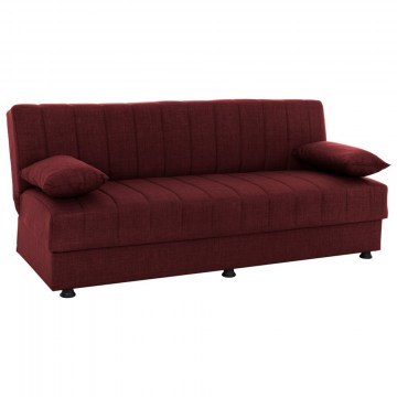 Καναπές Κρεβάτι Τριθέσιος Andri HM3239.06 180x72x77cm Red