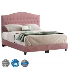 Bed Malena HM638.12 For Mattress 150x200cm Velvet Rotten Apple