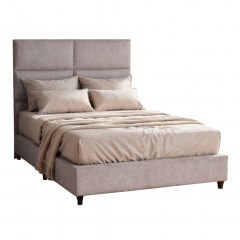 Bed Milo HM646.32 120x205x25 For Mattress 120x200cm Beige