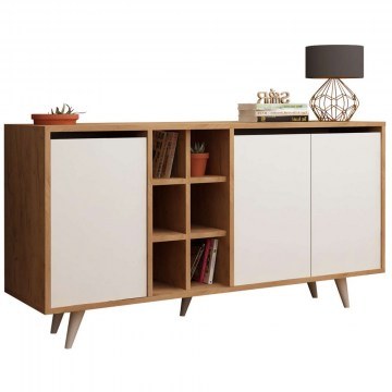 Dresser HM9432.02 140x40x86cm Walnut-White