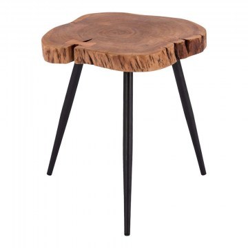 Side Table Jax HM8202.11 38x40x48cm Acacia Natural-Black