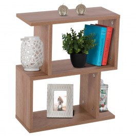 Table Auxiliary Ameer HM8881.11 With Shelves 50x17x56cm Natural NATURAL