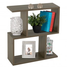 Table Auxiliary Ameer HM8881.12 With Shelves 50x17x56cm Olive-Grey OLIVE