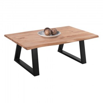 Living Room Table Sofia Slim HM8502.11 115x65x41cm Acacia Natural-Black
