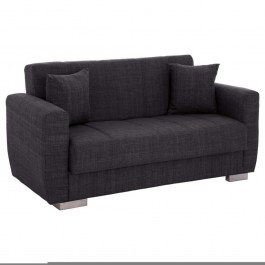 Sofa Bed Polya Two-Seater HM3241.03 150x84x88cm Dark Grey DARK GREY
