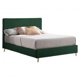 Bed Indra HM662.13 For Mattress 160x200cm Velvet Green GREEN