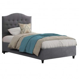Bed Malena HM651.10 For Mattress 90x200cm Velvet Grey GREY
