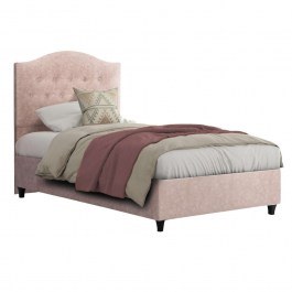 Bed Malena HM651.22 For Mattress 90x200cm Velvet Beige BEIGE