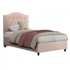 Κρεβάτι Malena HM651.22 Για Στρώμα 90x200cm Βελούδινο Beige