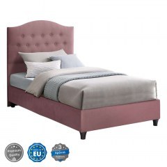 Bed Malena HM651.12 For Mattress 90x200cm Velvet Rotten Apple