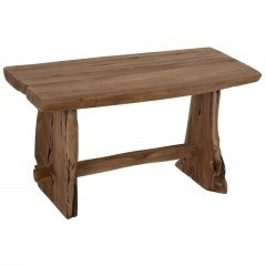 Bench HM9347 80x40x44cm From Solid Wood Teak Natural