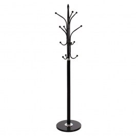 Καλόγερος 13 Σημείων Κρέμασης HM9573.01 Φ37x180cm Μεταλλικός Black BLACK
