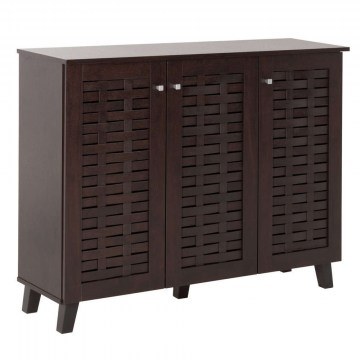 Παπουτσοθήκη-Ντουλάπι Prody HM9610.01 Με 3 Πόρτες 115x34x89cm Wenge