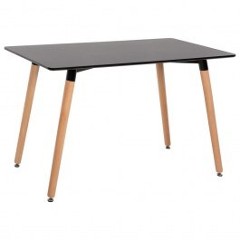 Table Minimal HM8581.02 120x60x74cm Natural-Black NATURAL-BLACK