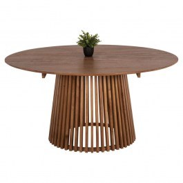 Dining Table Frantz HM9457.11 Mindi D150x75cm From Solid Wood Natural NATURAL